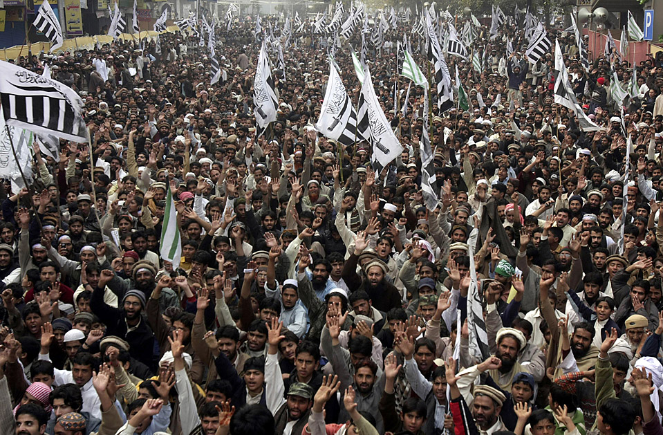 Rassemblement à Lahore pour le Jour de solidarité avec le Cachemire.