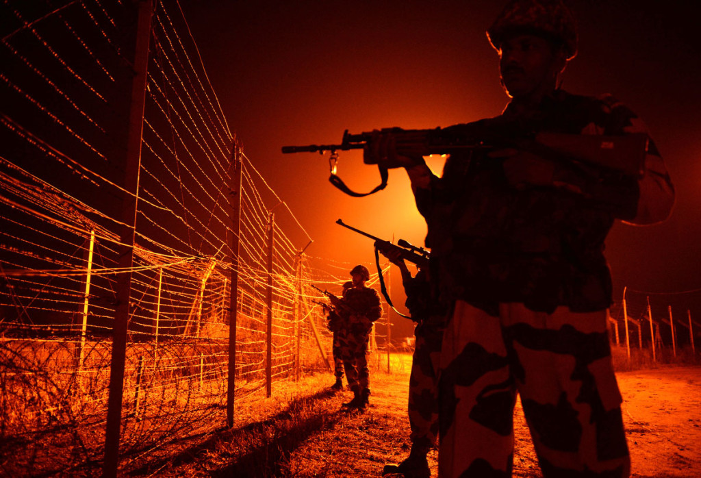 Déployés sur la frontière avec le Pakistan, les BSF sont également postés dans les villes du Cachemire.