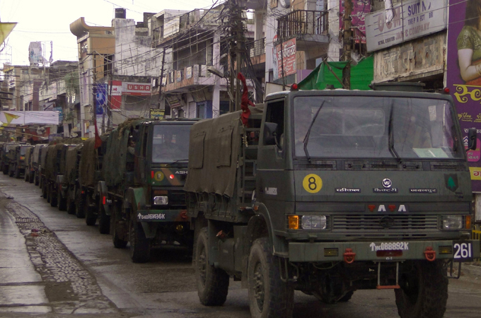 Un contingent militaire de près de 800 soldats a investit le district de Muzaffarnagar.
