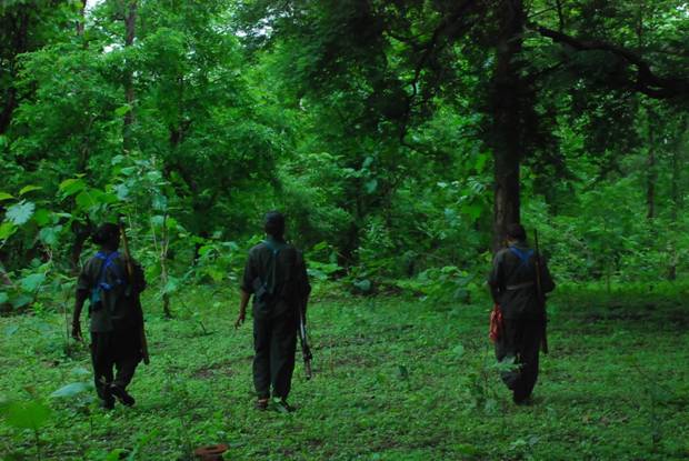 Militants maoïstes au Chhattsigarh